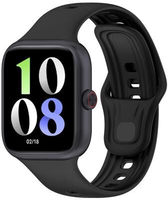 Everyday Crate Vivo Watch GT Silicone Watch Band Soft Adjustable Replacement Watch Strap black
