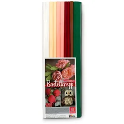 WEROLA Krepppapier Herbst 31 g/m2 farbsortiert