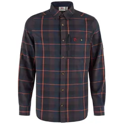 Fjällräven Herren Fjällglim Shirt - M - Black Oak-Autumn Leaf