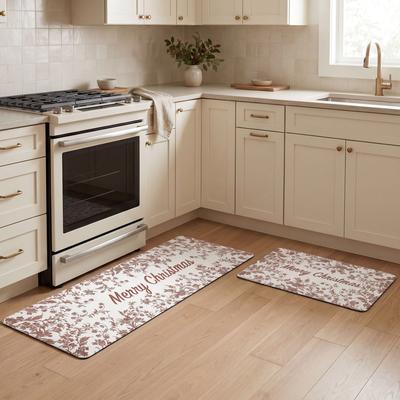 Laura Ashley Christmas Wellness Kitchen Mats