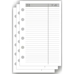 Bind Adresseinlage A7 Mini 80x125mm 50 Blatt
