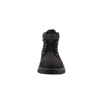Winterstiefel TOM TAILOR "Tom Tailor Stiefel", Damen, Gr. 40, coal, Polyurethan, Schuhe Winterstiefel