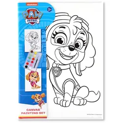 Paw Patrol - Mal-Set mit Leinwand