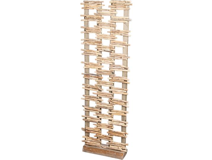 Skulptur GILDE Standrelief Scenario , braun (naturfarben), B:38cm H:115cm T:12cm, Holzwerkstoff, Dekofiguren, Skulptur