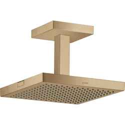 hansgrohe AXOR ShowerSolutions Kopfbrause 240/240 1-jet, Deckenanschluss, 10929140, Farbe: Brushed Bronze