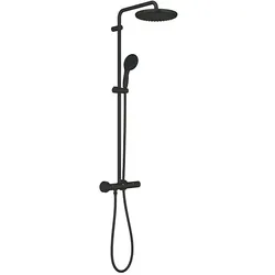 Grohe Vitalio Start System 250 Duschsystem 266772431 mit Thermostatbatterie für die Wandmontage mattschwarz