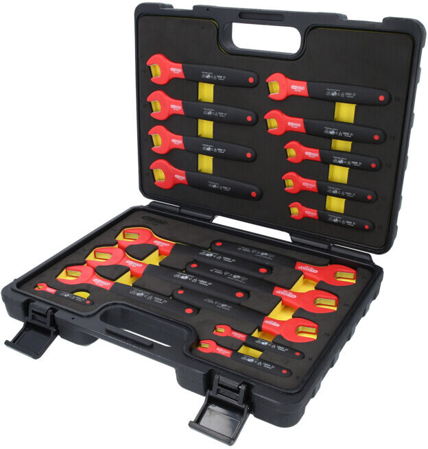 Jeu de clés à fourche avec gaine isolante KS Tools, 18 pcs (118.1500)