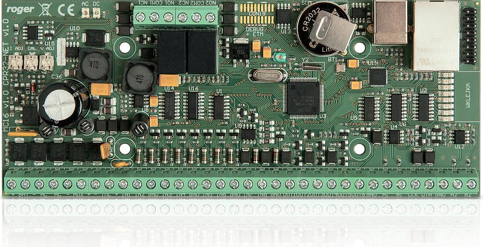 ROGER CPR32-NET-BRD Zutrittskontrollzentrale für 32 Controller mit Ethernet