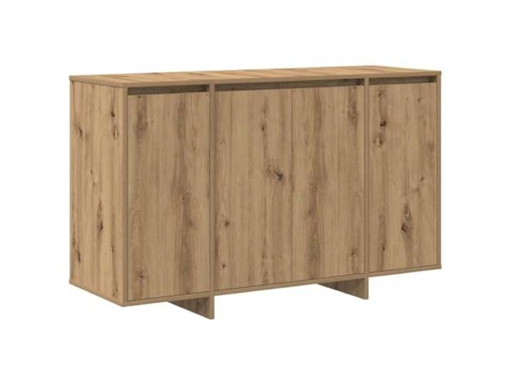 Fisinber Sideboard Artisan-Eiche 120x41x75 cm Holzwerkstoff 4 Türen Vielseitige Anrichte für Wohnzimmer und Essbereich: Moderner Stauraumschrank mit vier Türen für geordnete Aufbewahrung.