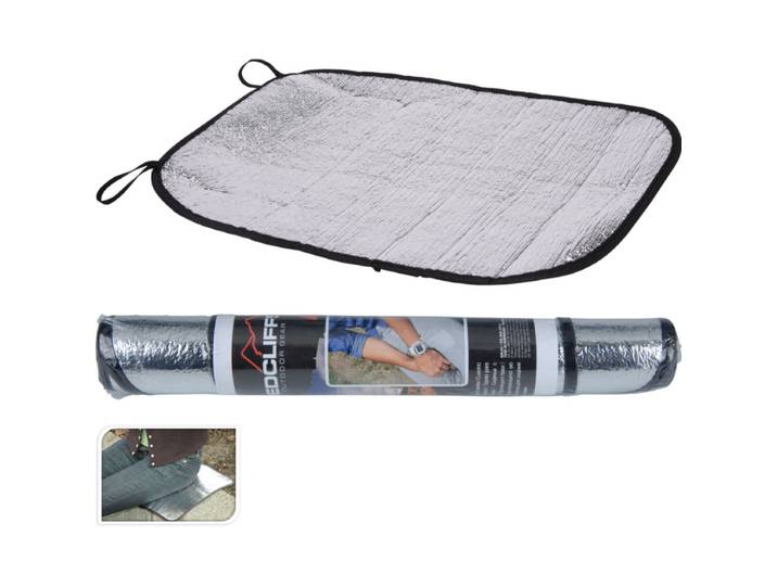 Tapis de siège env. 35 x 45 cm aluminium