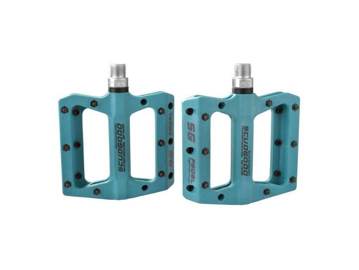 Fahrradpedale Blau Nylon Faser 9/16 Zoll Rutschfest, Kunststoff, 10.7x1.8x12.4 cm, Freizeit & Co, Sport & Fitness, Fahrräder, Fahrradzubehör