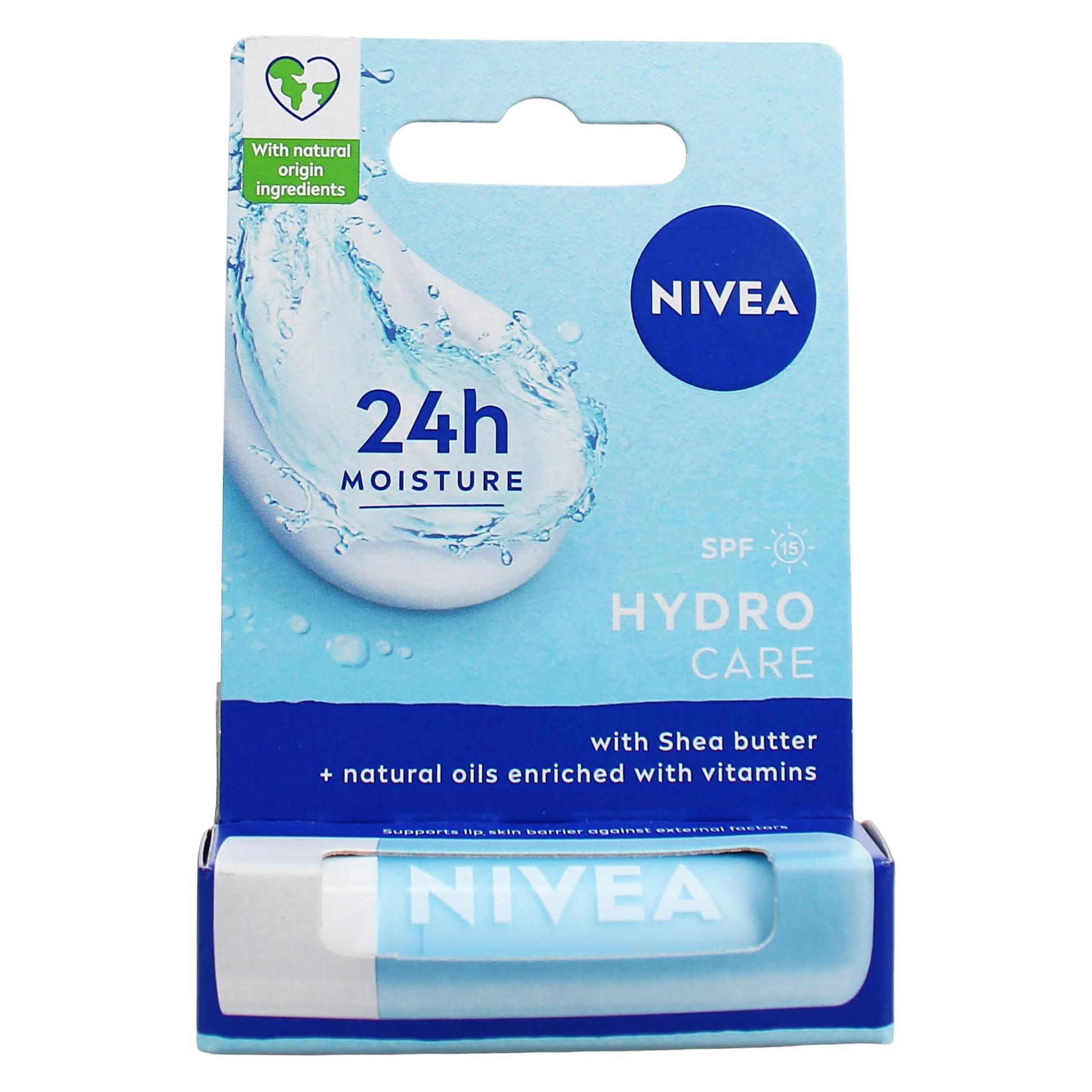 NIVEA Hydro Care Lipstick 4.8G (Lippenbalsam, Lippenpflege Stick, 4.80 g) (37891320)