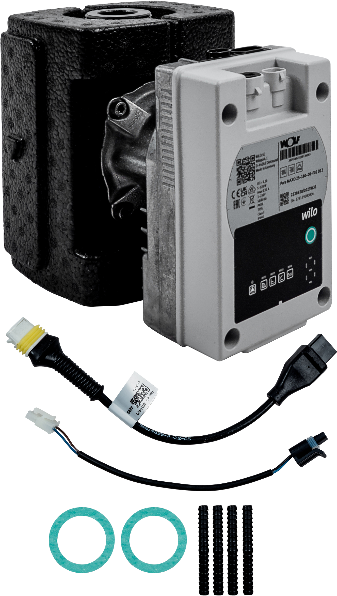Pompe Wolf haute efficacité 25/1-8/180 207559599 pour circuit de chauffage BWS-1 12/16