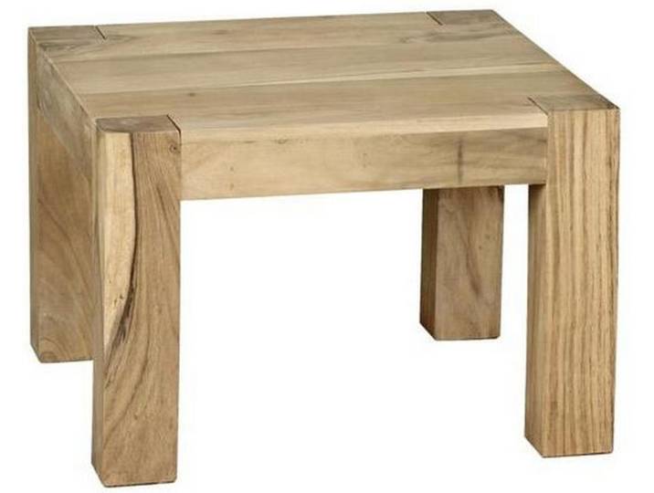 Mid.you Couchtisch, Akazie, Holz, Akazie, massiv, quadratisch, eckig, 60x40x60 cm, einfacher Aufbau, Holzmöbel, Holztische, Couchtische Holz