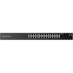 Grandstream GWN7803, Managed Switch, 24x Gigabit ports, 4x SFP, L2 layer (24 Ports), Netzwerk Switch, Schwarz