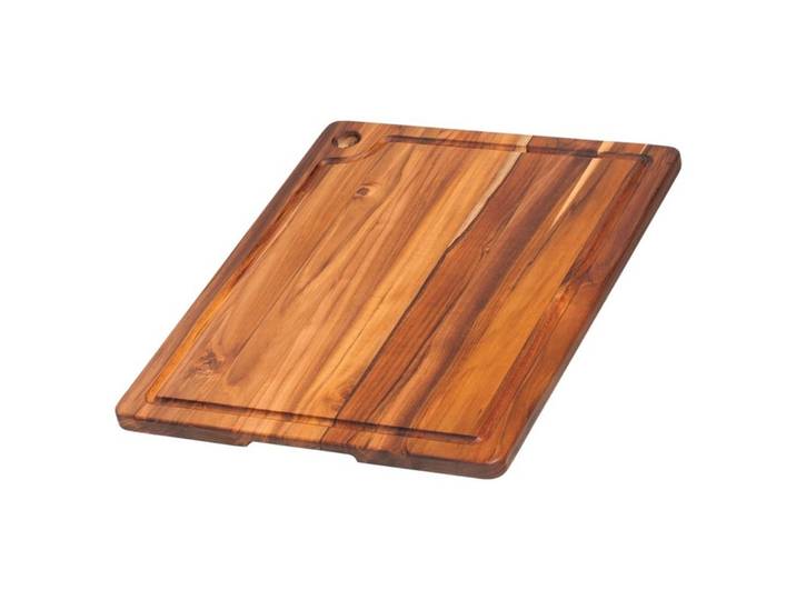 TEAKHAUS Teak Schneide- und Servierbrett, 46x35.5x1.9 cm - Material: Teakholz massiv - 260