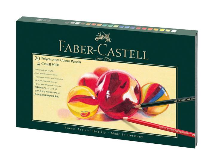 Polychromos FABER-CASTELL Polychromo , bunt, Kunstfaser, Stifte, Polychromos
