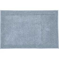 Kleine Wolke Badteppich Net Stahlblau 80x140 cm