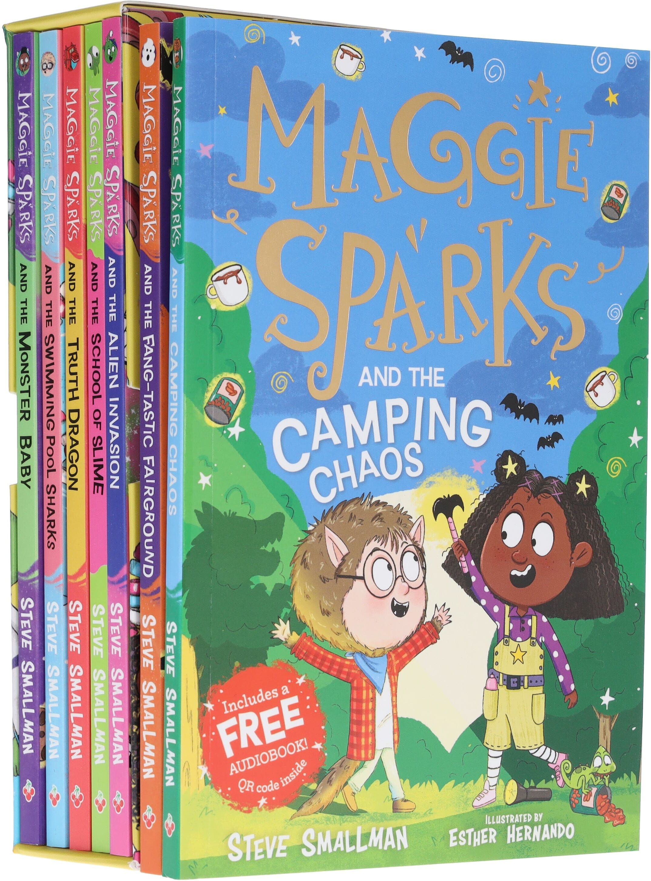 Maggie Sparks Series By Steve Smallman: 7 Books Collection Set With Free Audio Books - Ages 5-7 - Paperback Sweet Cherry Publishing