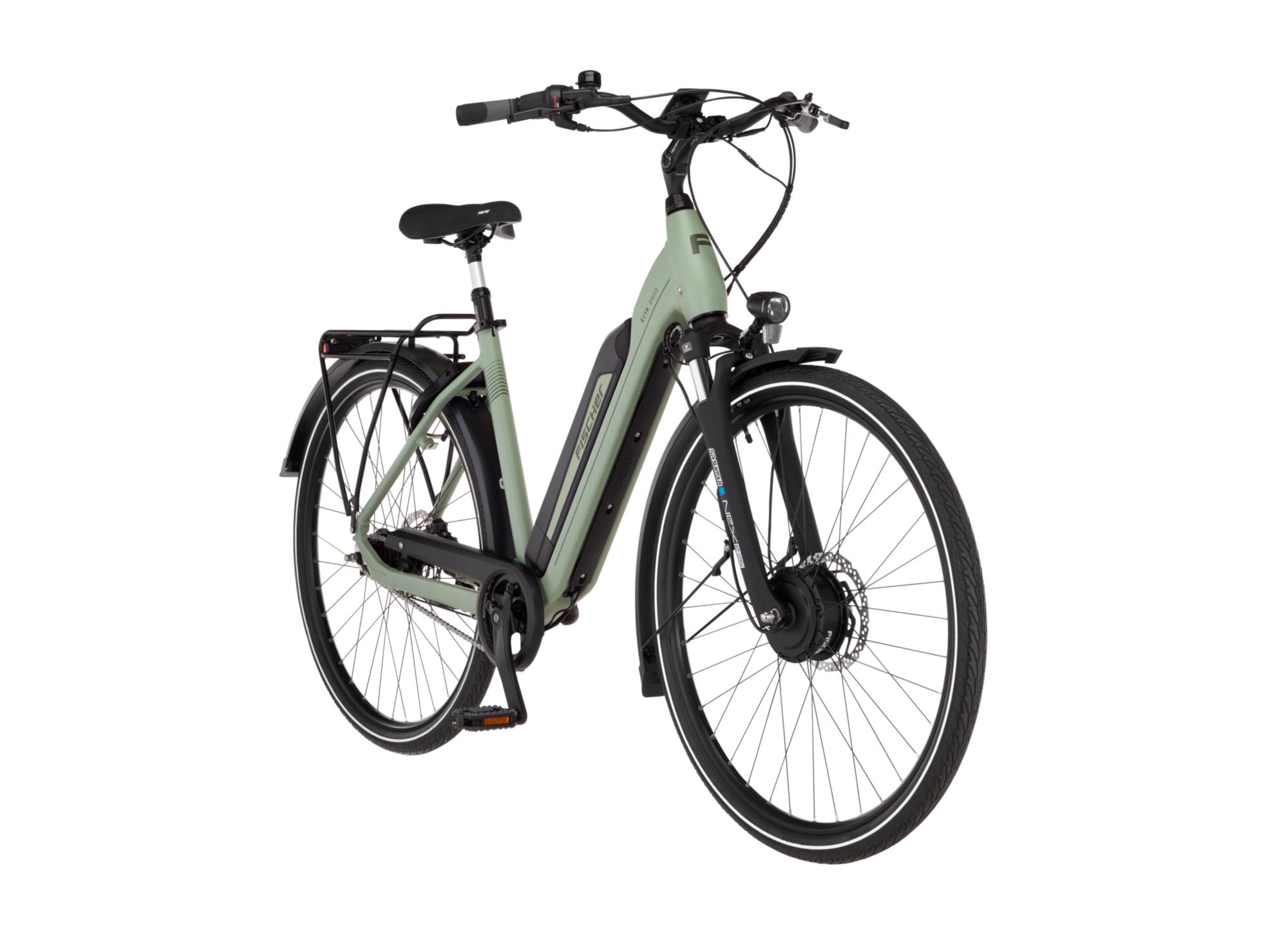 FISCHER E-Bike City CITA 2403 ACTIVE Rahmenhöhe 43 cm, Akku 459 Wh, Frontmotor, Nabenschaltung