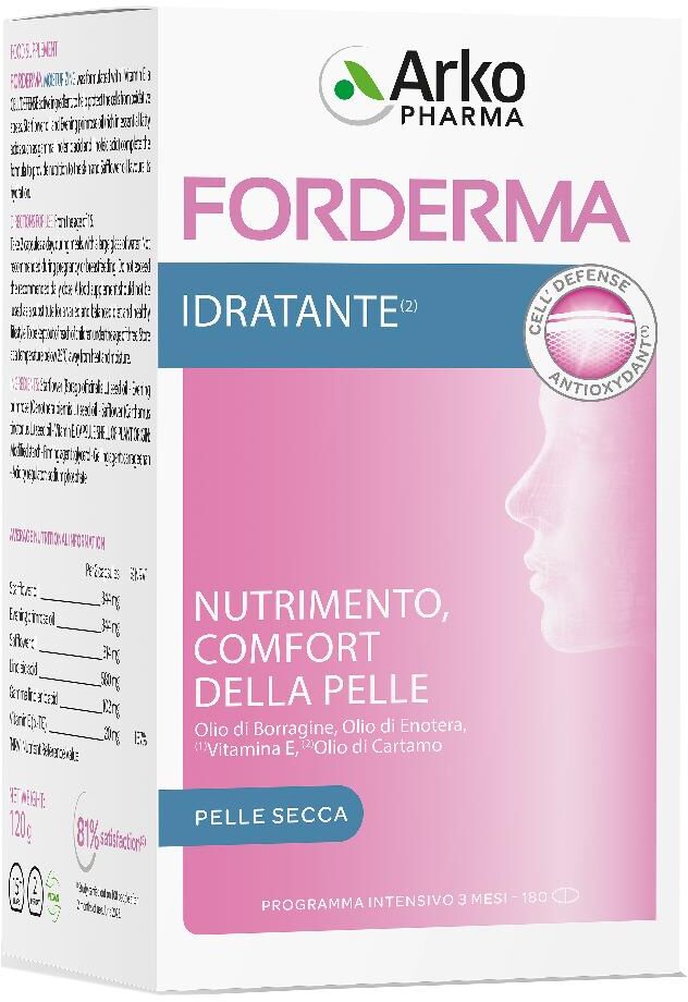 ARKOFARM Srl Forderma Idratante, 180 Capsule