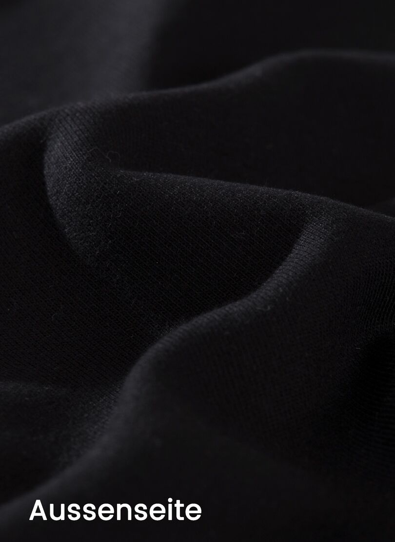 Sweathose TRIGEMA "TRIGEMA Sweathose", Herren, Gr. XXL, Normalgrössen, schwarz, Sweatware, 70% Baumwolle, 30% Polyester, Hosen Sweathose schwarz XXL, Normalgrössen