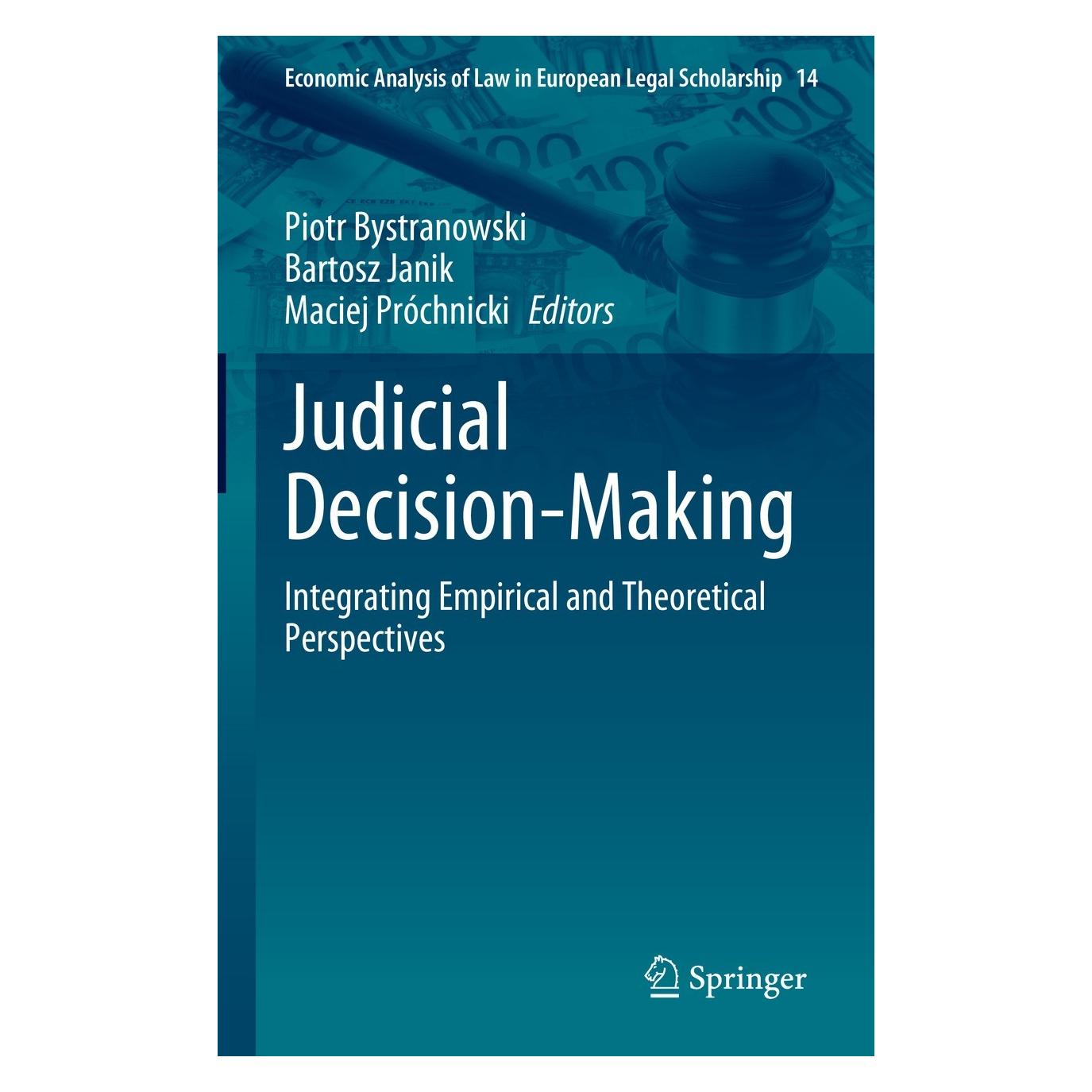 Springer Judicial Decision-Making (9783031117435)
