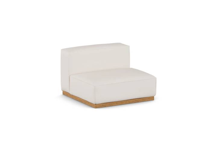 1898 Fauteuil Bergsdal 1,5 places Caleido beige 9600-Frêne teinté chêne, 1,5 places