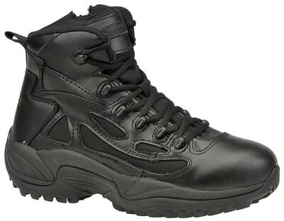 "Reebok Work RAPID RESPONSE 6"" - Mens 8 Black Boot Medium"