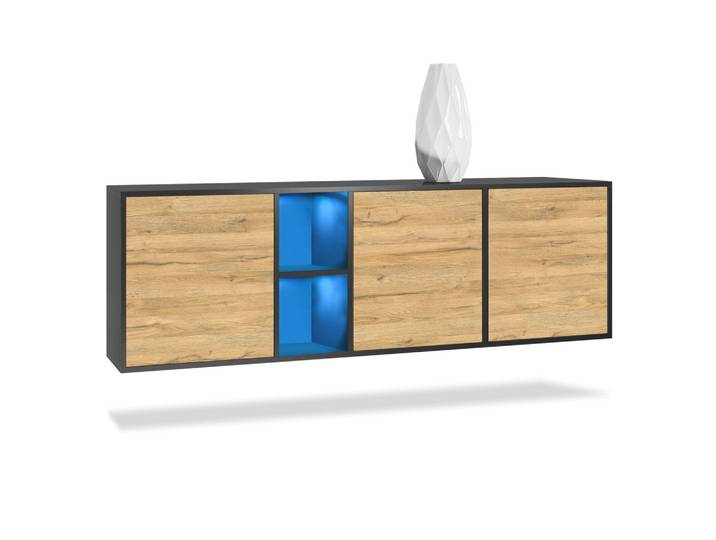 SIDEBOARD Cuba Türen in Eiche Natur