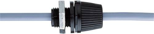 Donau Elektronik 527190 Kabelverschraubung mit Zugentlastung M10 Polyamid Schwarz