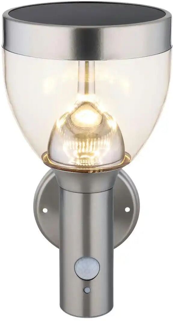 Globo Lighting Solarleuchte   ¦ grau ¦ Maße (cm): B: 15 H: 28