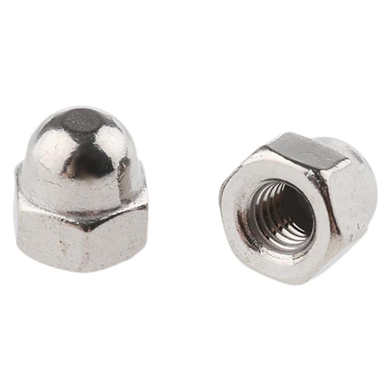 RS PRO Hutmuttern Edelstahl A2 M3 (M3) (2484387)
