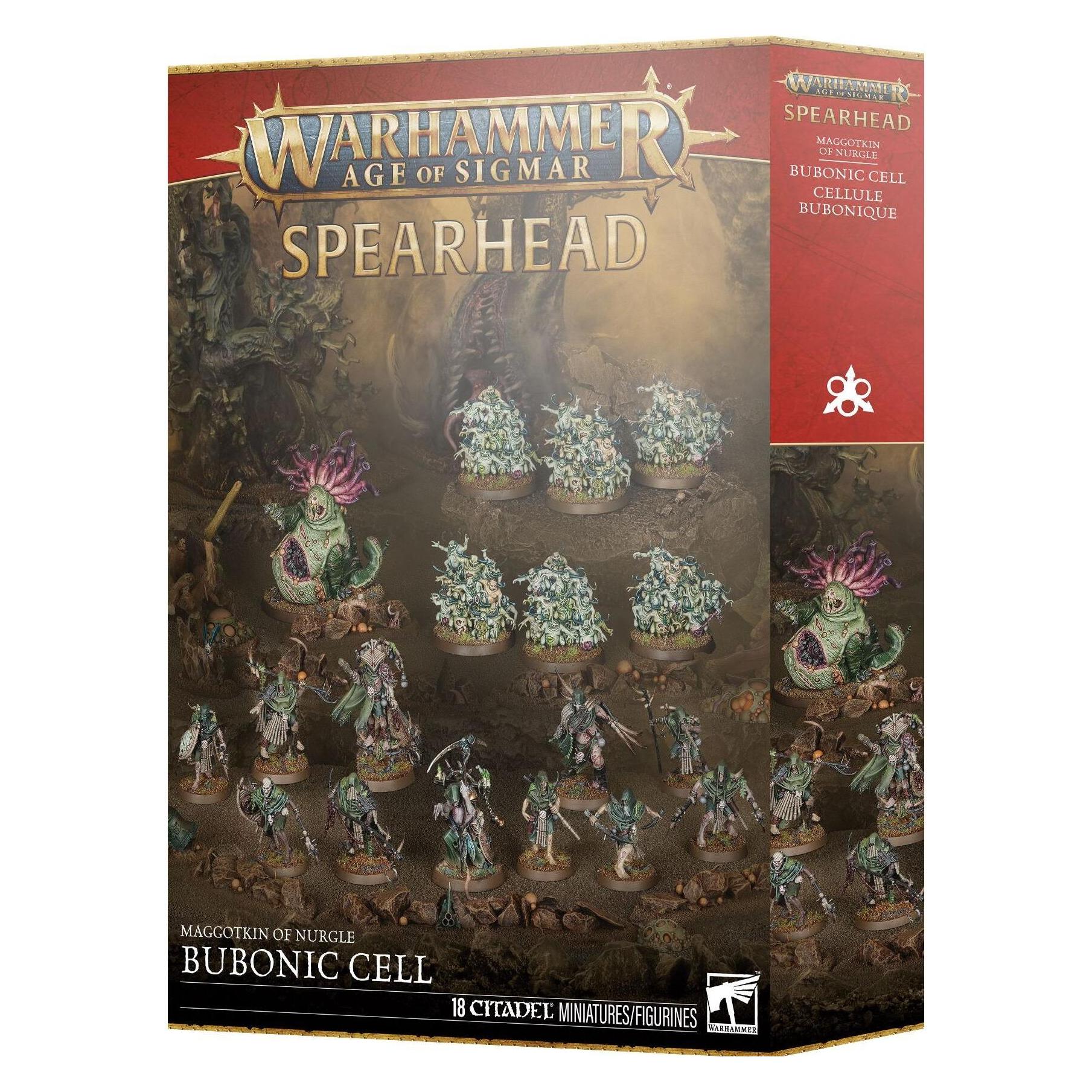 Games Workshop Warhammer AoS - Spearhead Maggotkin of Nurgle : Bubonic Cell (2026) (Kunststoff) (99120201203)