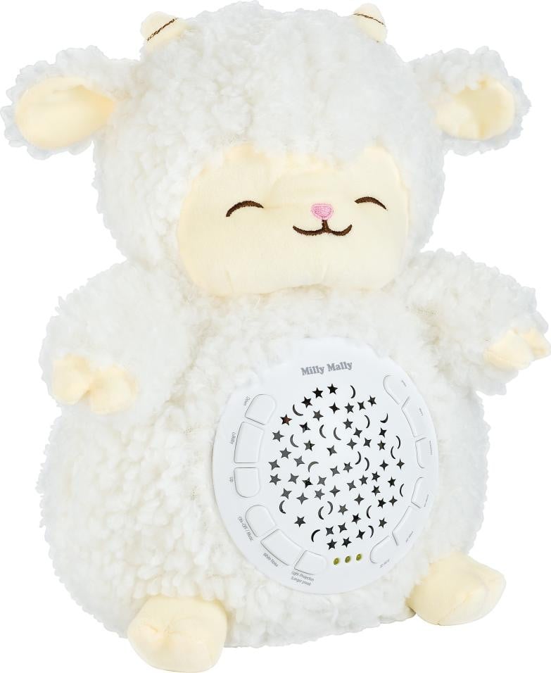 Milly Mally knuffel met Milly schaap-projector
