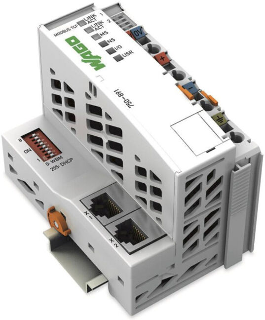 WAGO Contrôleur 750-891 Modbus TCP 4e génération 2 x ETHERNET (750-891)