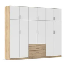rauch ORANGE Kleiderschrank Hildesheim 271 x 229 cm Dekor Weiß