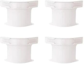 Inspire Select GripTight Heavy Duty Bed Sheet Clips Adjustable Corner Grippers For Secure & Wrinkle Free Bedding 4 Pcs White