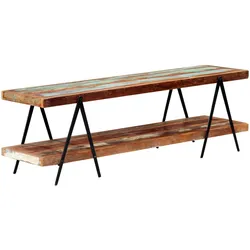 vidaXL TV-Schrank 160x40x50 cm Altholz Massiv