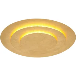 LED-Deckenleuchte Heda Goldfarben max. 40 Watt Deckenlampe
