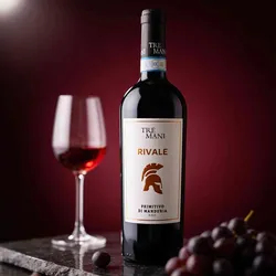 Tre Mani 2023 Tre Mani Rivale Primitivo di Manduria 2023 Primitivo  Italien