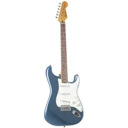 Fender Classic Vibe 60s Stratocaster Lake Placid Blue (E-Gitarre, Griffbrett: Indisches Lorbeerholz, Hals: Ahorn, Korpus: Nato), Gitarre, Blau