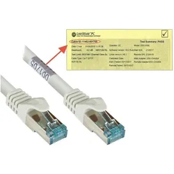 Good Connections RNS Patchkabel Cat.6A, mit Messprotokoll + Serien-Nr., S/FTP, PiMF, halogenfrei (LSZH), 500MHz, 10G (S/FTP, CAT6a, 20 m), Netzwerkkabel