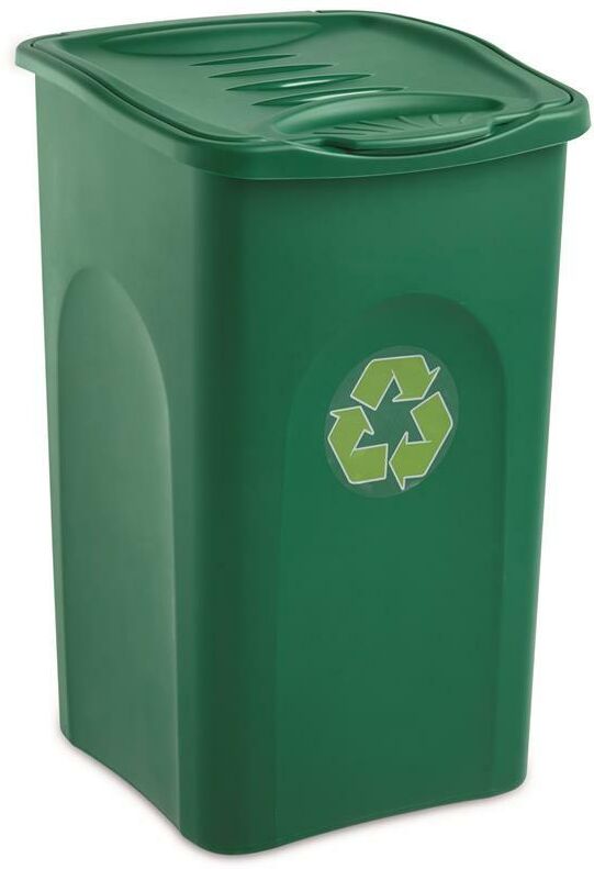 Stefanplast Pattumiera Raccolta Differenziata 50 l Verde Begreen