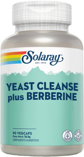 Solaray Yeast Cleanse & Berberine 90 Capsules