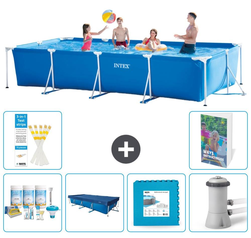 Rechteckiger Frame Pool - 450x220x84 cm - 5-teilig S66