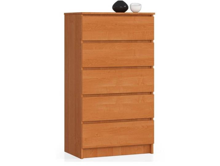 Commode AKORD K60 Aulne 60 cm 5 tiroirs façade Aulne 60x40x121 cm