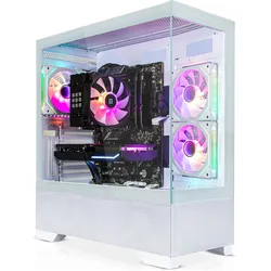 Systemtreff Gaming PC G255394 (512 GB, 16 GB), PC, Weiss
