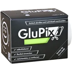 GluPix Elektrostatische Haftnotiz auf Rolle 7,5 cm x 20 m zuschneidbar grün
