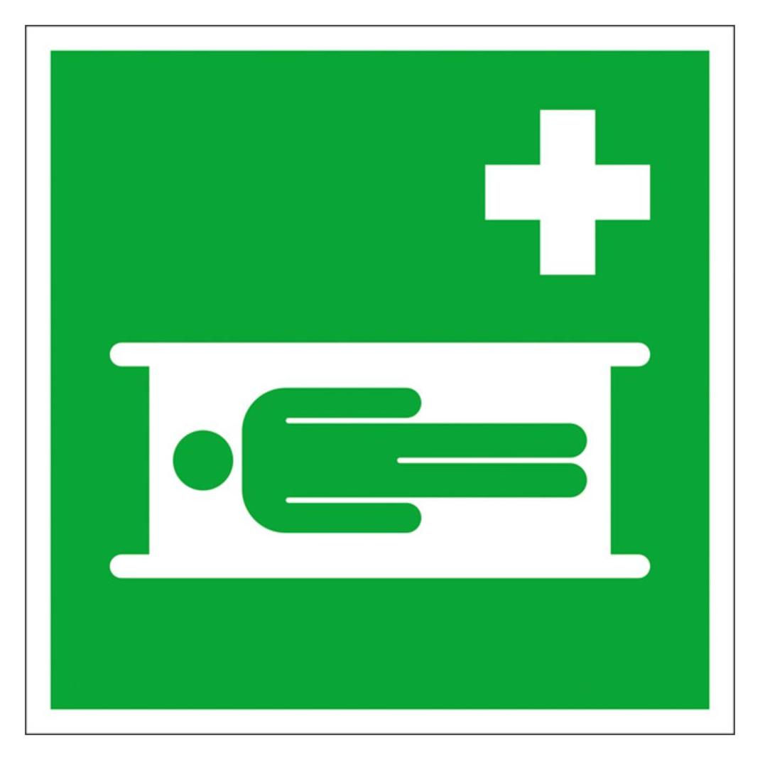 SafetyMarking ErsteHilfeSchild Krankentrage (15.A3055)